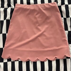 NEW Soprano Scallop Pink Mini Skirt